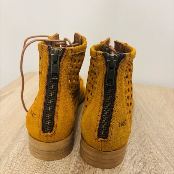 Musse & Cloud Leather Lace Up Flat Shoes Sandals Size 7 - Picture 6 of 8